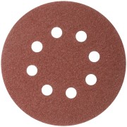 Круги абразивные шлифовальные перфорированные на ворсовой основе под "липучку" (Р40, 125 мм, 5шт.), CUTOP Profi Круги абразивные шлифовальные перфорированные на ворсовой основе под "липучку" (Р40, 125 мм, 5шт.), CUTOP Profi