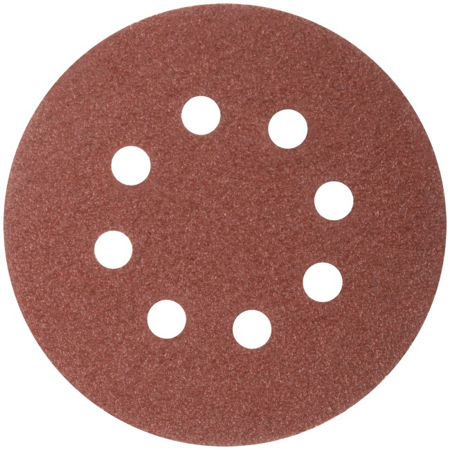 Круги абразивные шлифовальные перфорированные на ворсовой основе под "липучку" (Р40, 125 мм, 5шт.), CUTOP Profi Круги абразивные шлифовальные перфорированные на ворсовой основе под "липучку" (Р40, 125 мм, 5шт.), CUTOP Profi