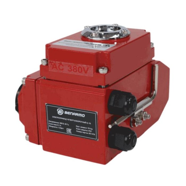Электропривод QB-050 380В F05/F07 11/9 IP67 Benarmo