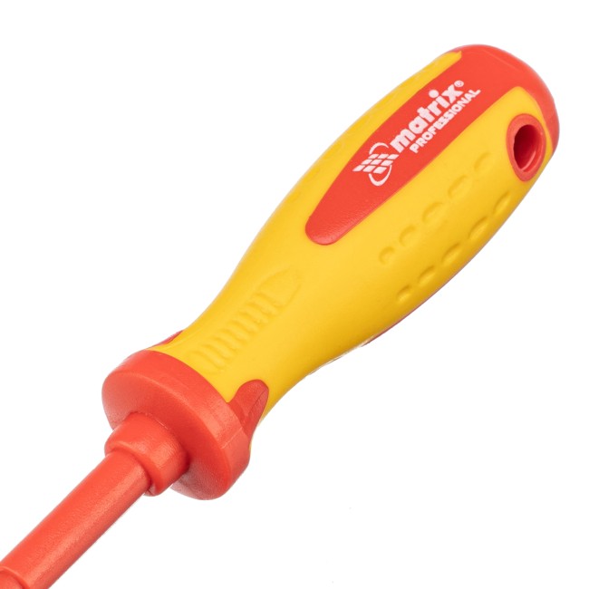 Отвертка Insulated, PH0 x 75 мм, CrMo, до 1000 В, двухкомпонентная рукоятка Matrix Professional Отвертка Insulated, PH0 x 75 мм, CrMo, до 1000 В, двухкомпонентная рукоятка Matrix Professional