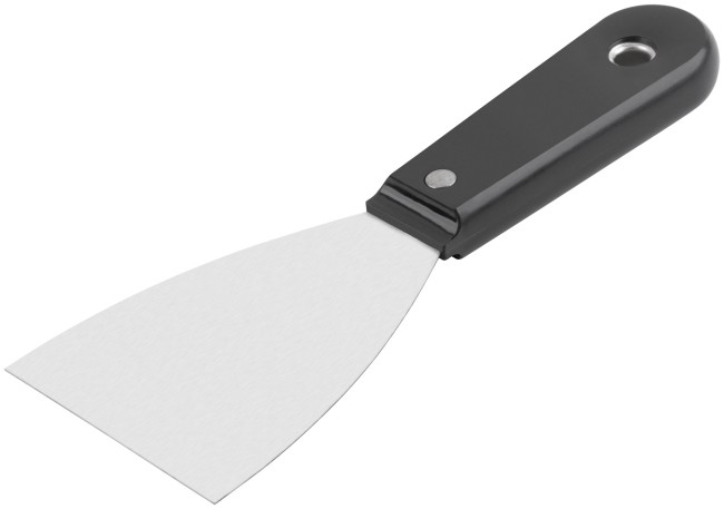 Шпатель с пластиковой ручкой полированный  3" (75 мм)