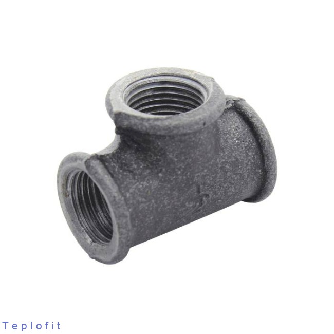 "Тройник чуг Ду40 (1 1/2"") м/м Fittex"