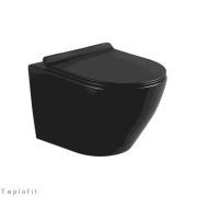 Унитаз подвесной Circulo б/о в/к дюр микр черн Selena C001NM.