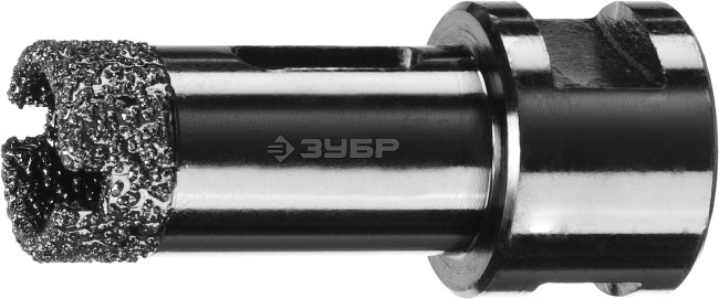 ЗУБР АВК, d 20 мм, (М14, 15 мм кромка), вакуумная алмазная коронка, Профессионал (29865-20) ЗУБР АВК, d 20 мм, (М14, 15 мм кромка), вакуумная алмазная коронка, Профессионал (29865-20)