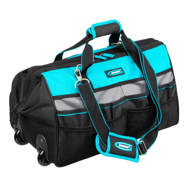 Сумка для инструмента, 500х280х290мм, выдвижная рукоятка, колеса, наплечный ремень// Gross Сумка для инструмента, 500х280х290мм, выдвижная рукоятка, колеса, наплечный ремень// Gross