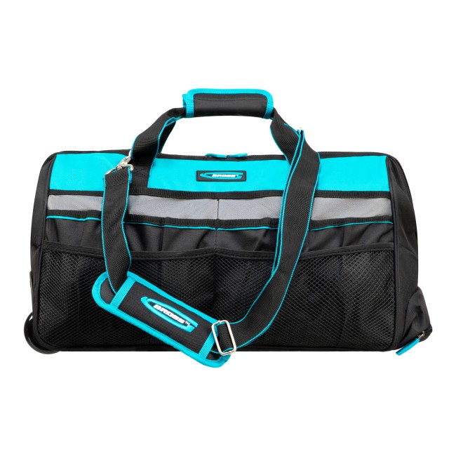 Сумка для инструмента, 500х280х290мм, выдвижная рукоятка, колеса, наплечный ремень// Gross Сумка для инструмента, 500х280х290мм, выдвижная рукоятка, колеса, наплечный ремень// Gross