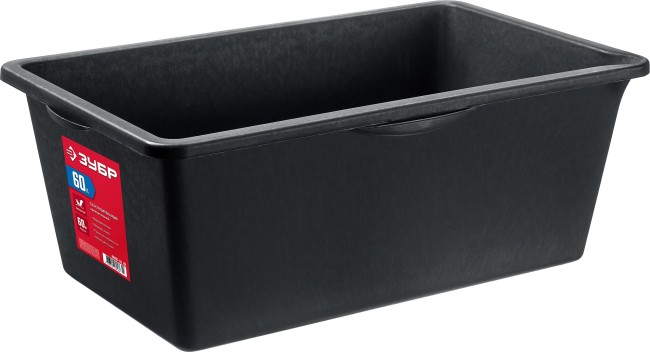 ЗУБР 60 л, прямоугольный строительный таз (06097-65) ЗУБР 60 л, прямоугольный строительный таз (06097-65)