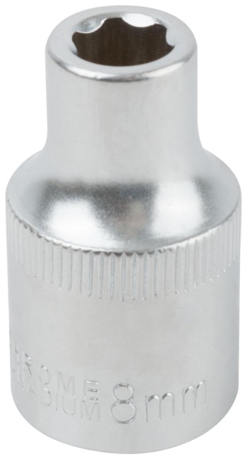 Головка 6-гранная CrV  1/2"   8 мм