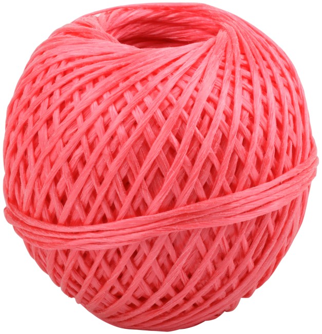 Шпагат полипропиленовый 1000 текс, 100 м красный Шпагат полипропиленовый 1000 текс, 100 м красный