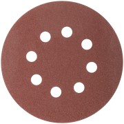 Круги абразивные шлифовальные перфорированные на ворсовой основе под "липучку" (Р80, 125 мм, 5шт.), CUTOP Profi Круги абразивные шлифовальные перфорированные на ворсовой основе под "липучку" (Р80, 125 мм, 5шт.), CUTOP Profi