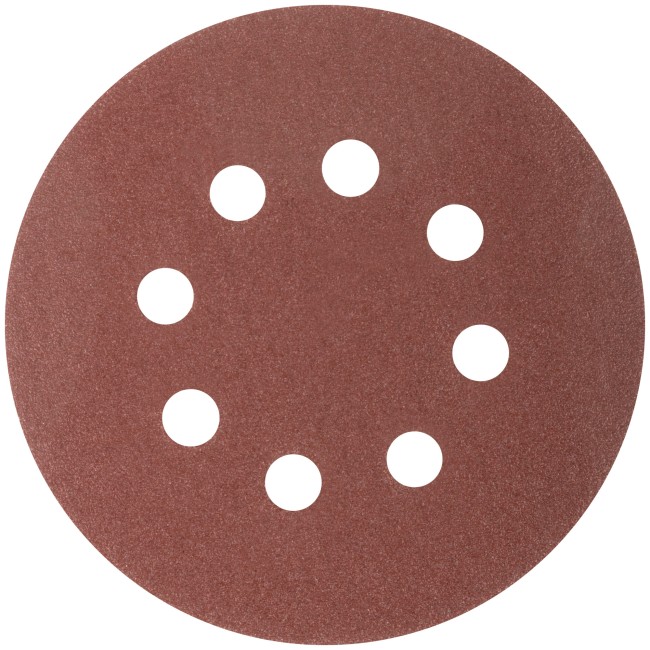Круги абразивные шлифовальные перфорированные на ворсовой основе под "липучку" (Р80, 125 мм, 5шт.), CUTOP Profi Круги абразивные шлифовальные перфорированные на ворсовой основе под "липучку" (Р80, 125 мм, 5шт.), CUTOP Profi