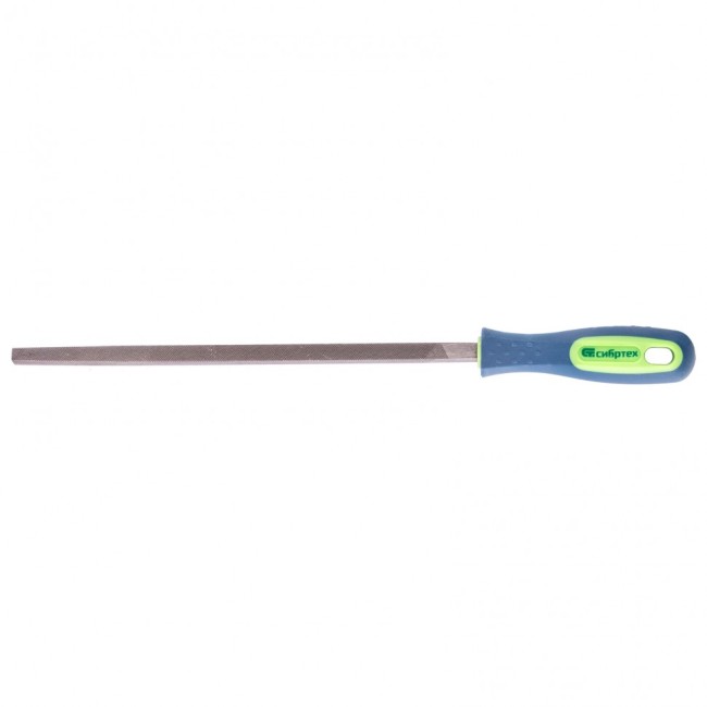 Напильник, 250 мм, квадратный, двухкомпонентная рукоятка, №2 Сибртех