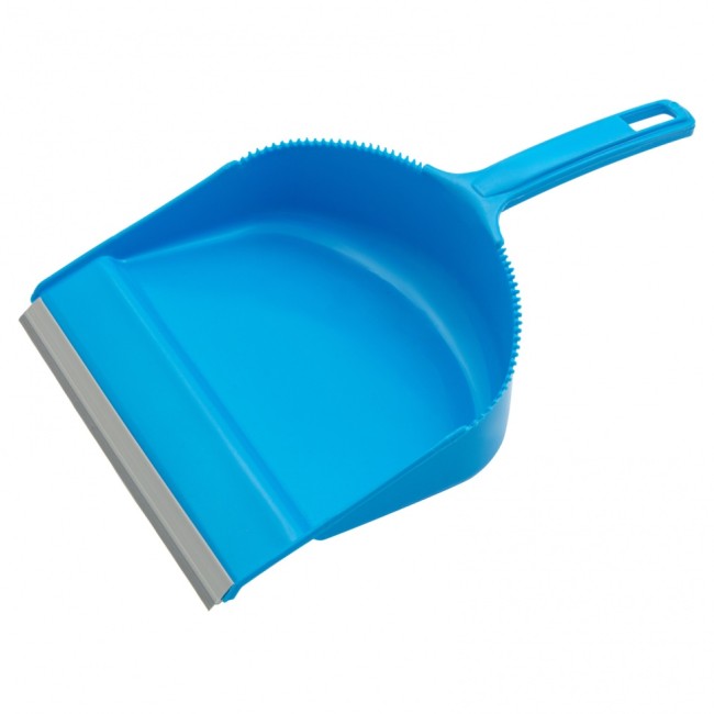 Набор: совок с кромкой 330 x 225 мм и щетка-сметка 285 мм, голубой, Home Palisad Набор: совок с кромкой 330 x 225 мм и щетка-сметка 285 мм, голубой, Home Palisad