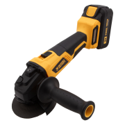 Углошлифовальная машина BLG-IB-18-02, аккумуляторная, Li-ion, 18 В, 3 Ач, 115 мм Denzel