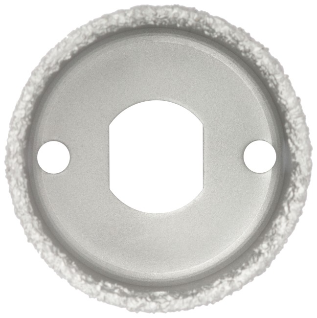 Коронка кольцевая по кафелю карбидная, глубина пропила 25 мм, 43 мм