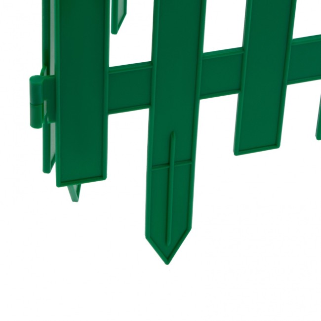 Забор декоративный "Рейка", 28 х 300 см, зеленый, Россия, Palisad