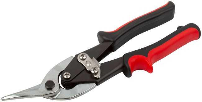 Ножницы по металлу "Aviation" усиленные, прорезиненные ручки, левые 250 мм Ножницы по металлу "Aviation" усиленные, прорезиненные ручки, левые 250 мм