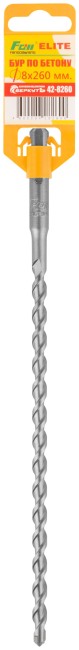 Бур по бетону FDW, Elite, SDS-Plus, 8 х 260 мм Бур по бетону FDW, Elite, SDS-Plus, 8 х 260 мм
