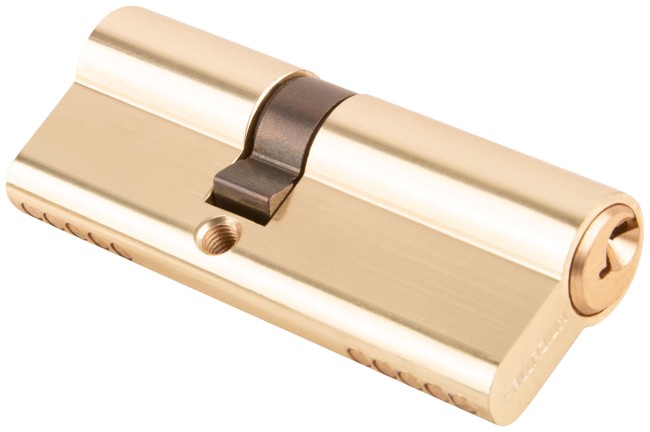 Цилиндровый механизм "PALLADIUM" асимметричный, 80 мм, ключ-ключ, латунь Цилиндровый механизм "PALLADIUM" асимметричный, 80 мм, ключ-ключ, латунь