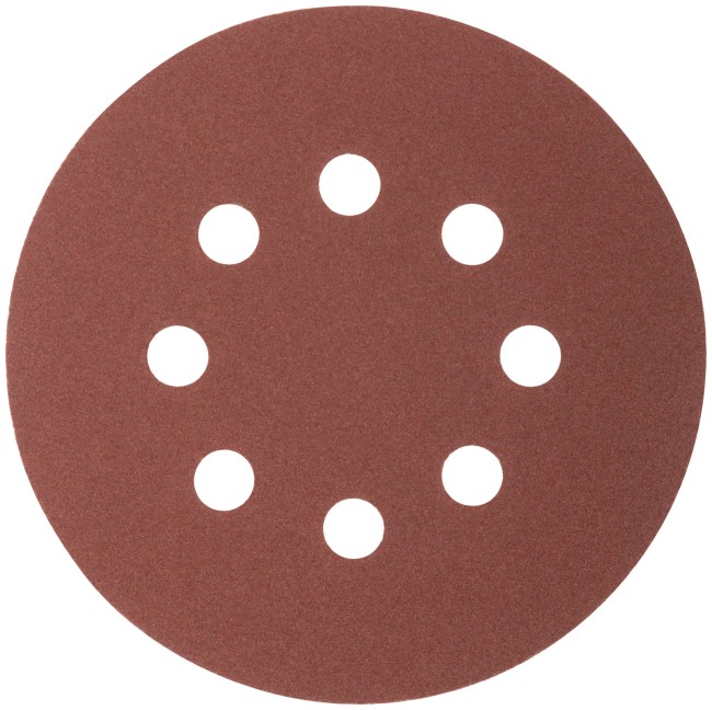 Круги абразивные шлифовальные перфорированные на ворсовой основе под "липучку" (Р120, 125 мм, 5шт.), CUTOP Profi Круги абразивные шлифовальные перфорированные на ворсовой основе под "липучку" (Р120, 125 мм, 5шт.), CUTOP Profi