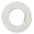 Уплотнитель резиновый, 6 м, профиль "E", белый Сибртех