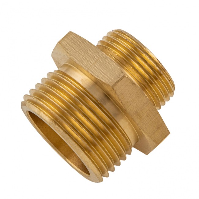 Переходник с наружной резьбой G3/4"-G1" Denzel Переходник с наружной резьбой G3/4"-G1" Denzel