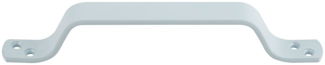 Ручка скоба плоская, 125 мм, белая