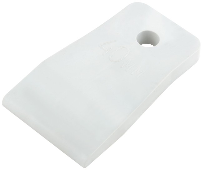 Шпатель резиновый белый  40 мм