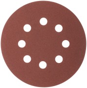 Круги абразивные шлифовальные перфорированные на ворсовой основе под "липучку" (Р150, 125 мм, 5шт.), CUTOP Profi Круги абразивные шлифовальные перфорированные на ворсовой основе под "липучку" (Р150, 125 мм, 5шт.), CUTOP Profi