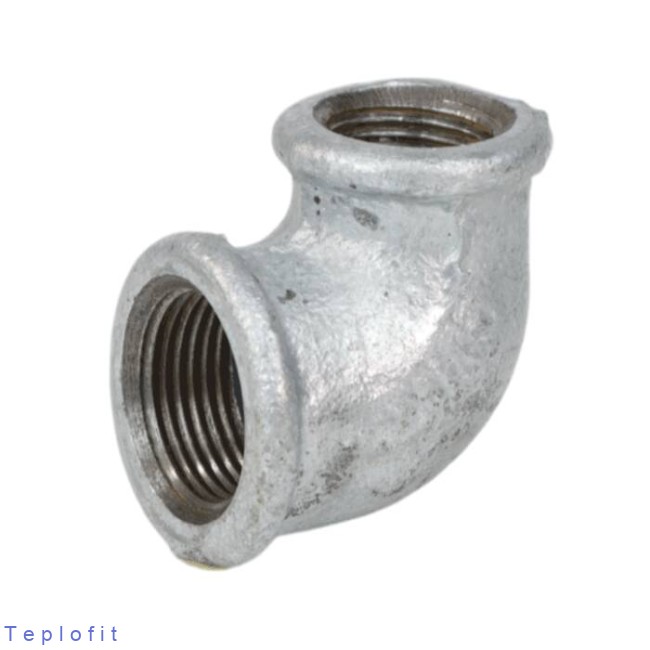 "Угольник чуг перех оц Ду20х15 (3/4""х1/2"") м/м Fittex ."