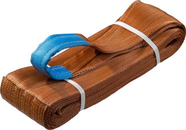 ЗУБР СТП-6/6, коричневый, г/п 6 т, длина 6 м, текстильный петлевой строп (43556-6-6)